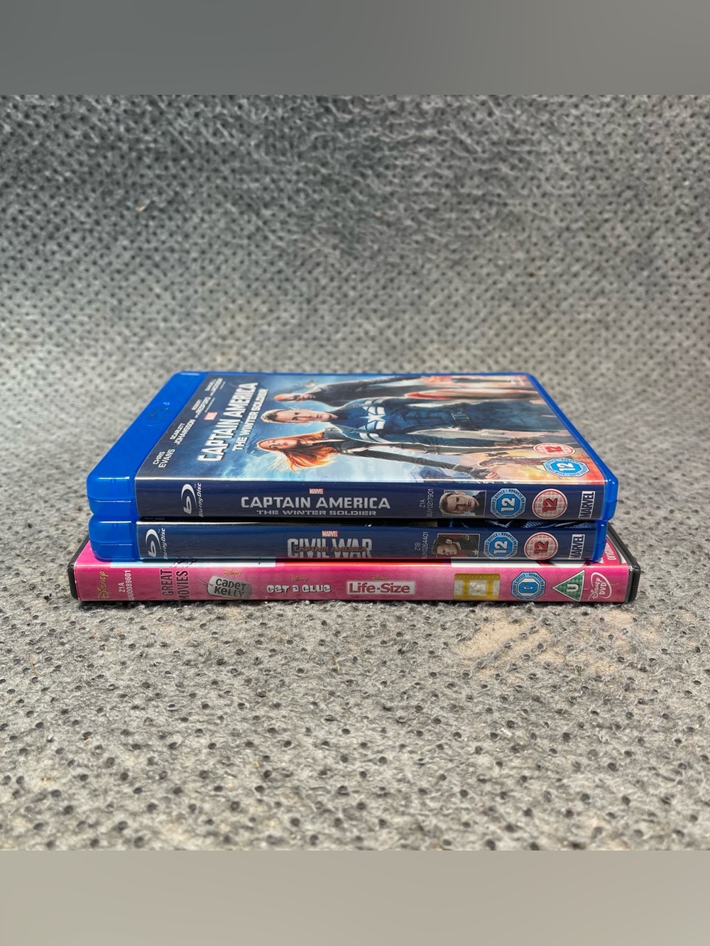 Assorted Movies for Region 2 Captain America, Civil War & Triple Disney Movie